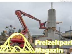 Aufbau des Themenbereichs „Sonnenbucht“ in FANTASIA (Dezember 2024)